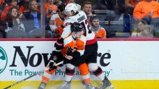 Senators defenceman Chabot exits game after hit by Konecny