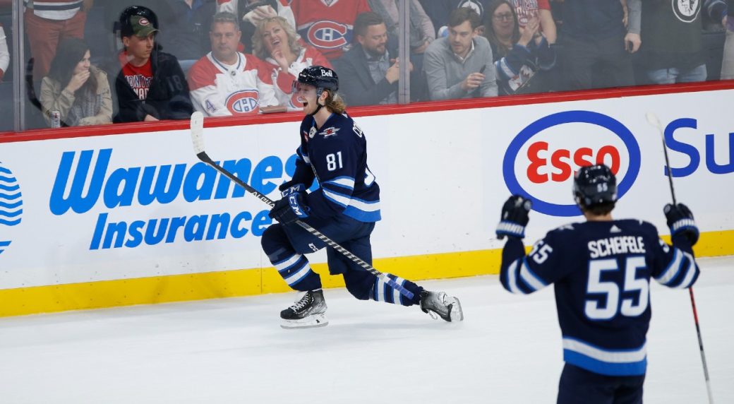 Dubois answers own challenge, Connor breaks slump as Jets beat Canadiens