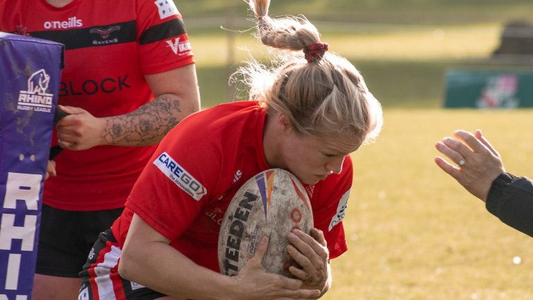 Members of the Canada Ravens train ahead of their Women's Rugby League World Cup opener Tuesday against Papua New Guinea at Headingley Stadium in Leeds, England. After suffering a serious knee injury ahead of the 2017 Rugby League World Cup in Australia, Petra Woods put away her boots to serve as Canadian team manager. THE CANADIAN PRESS/HO-Canada Ravens