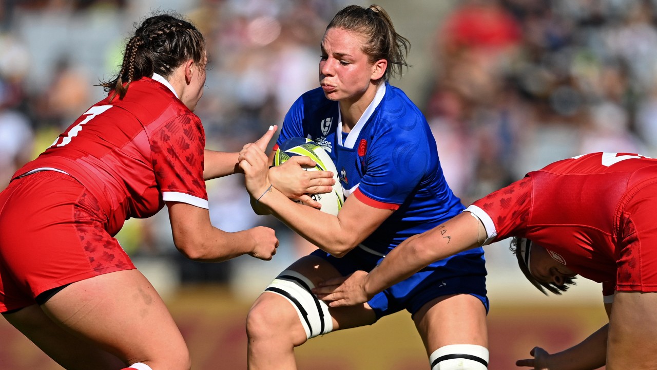 France dominates Canada women to win bronze medal at Rugby World Cup