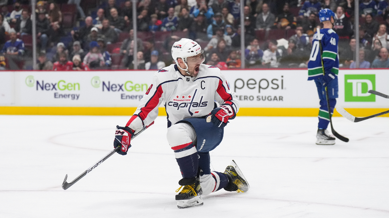 Ovechkin moves into 2nd on NHL goals list, Caps beat Jets - The San Diego  Union-Tribune