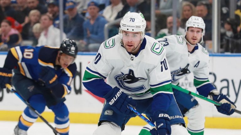 Vancouver Canucks forward Tanner Pearson. (AP Photo/Jason Redmond)