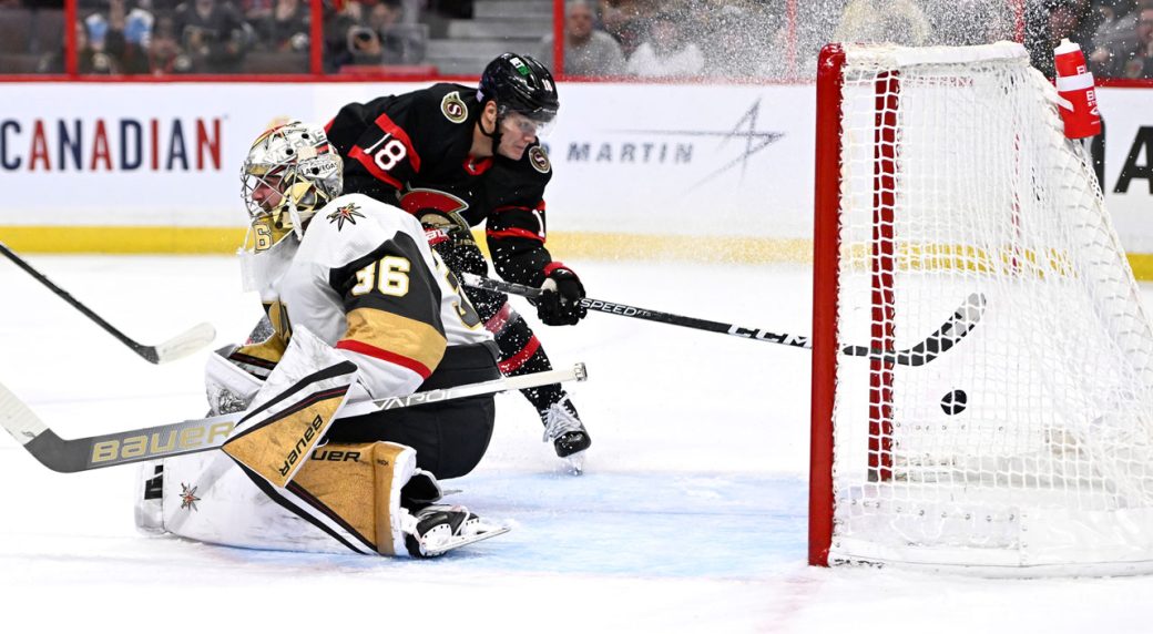 Ottawa Senators - Here's a look at the #Sens projected line-up for  tonight's 10 p.m. start against the Golden Knights. LINE-UP NOTES