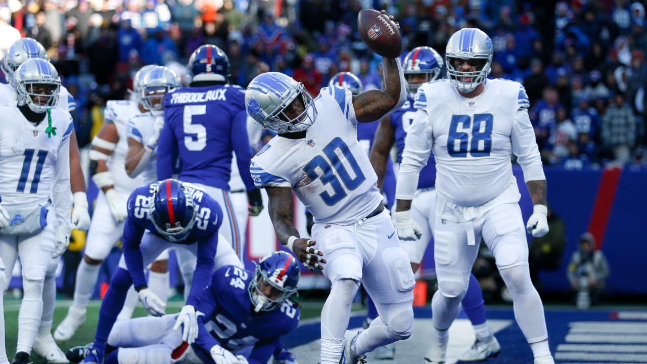 Lions get 3rd straight win, 31-18 over Giants