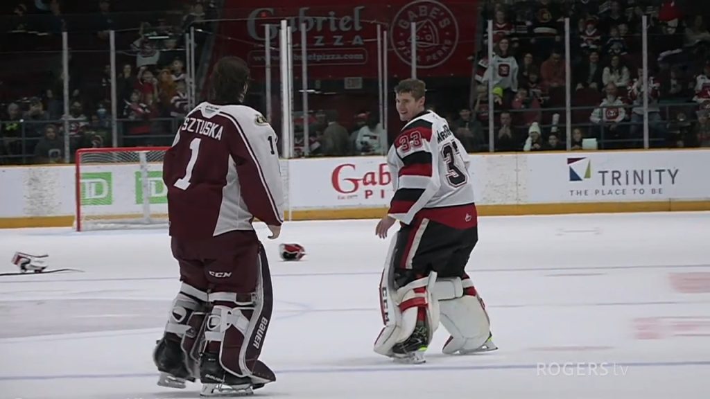 Hottest Hockey Goalie Straps Her Pads Back On For Instagram - Side Action