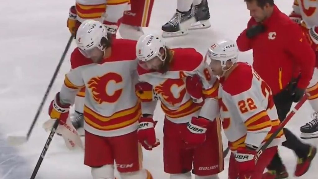 Red and yellow gloves from the Calgary Flames are live!