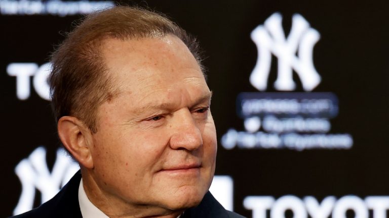 Agent Scott Boras attends a baseball news conference at Yankee Stadium, Thursday, Dec. 22, 2022, in New York. Carlos Correa was in the St. Regis San Francisco with his parents, brother and in-laws, ready to head to Oracle Park for his introductory news conference, when agent Scott Boras asked the prized player to meet him in room 1212. Instead of finalizing a $350 million, 13-year agreement with the Giants, Correa headed to New York for a physical to complete a $315 million, 12-year deal wth the free-spending New York Mets. (Adam Hunger/AP)