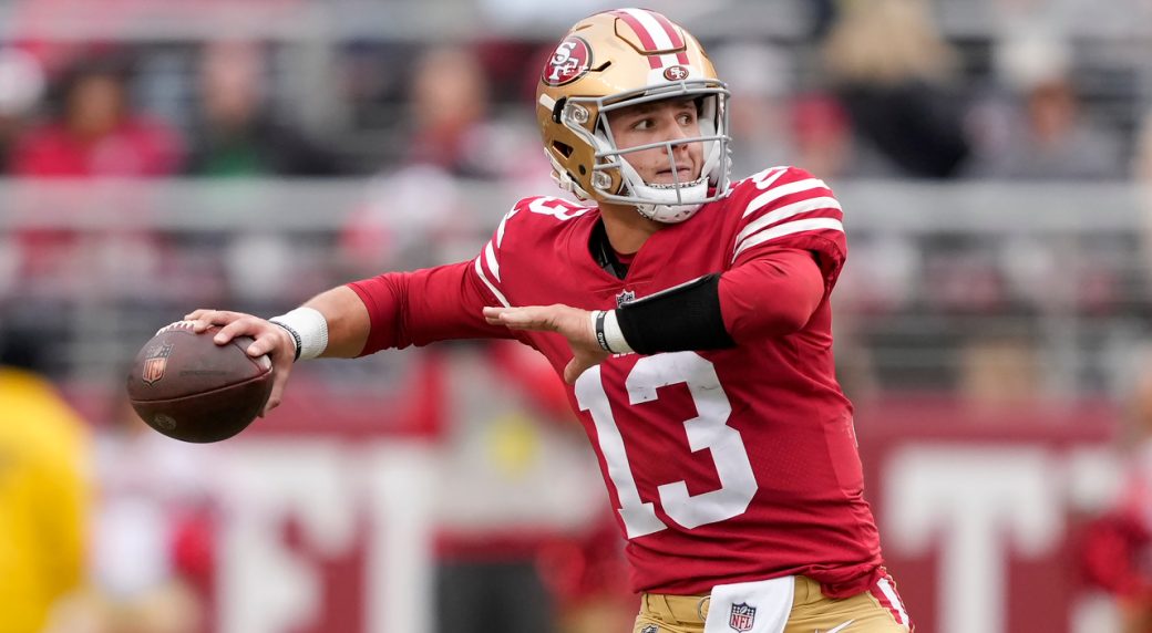 San Francisco 49ers rookie Trey Lance throws touchdown pass on first NFL  pass attempt against Detroit Lions 