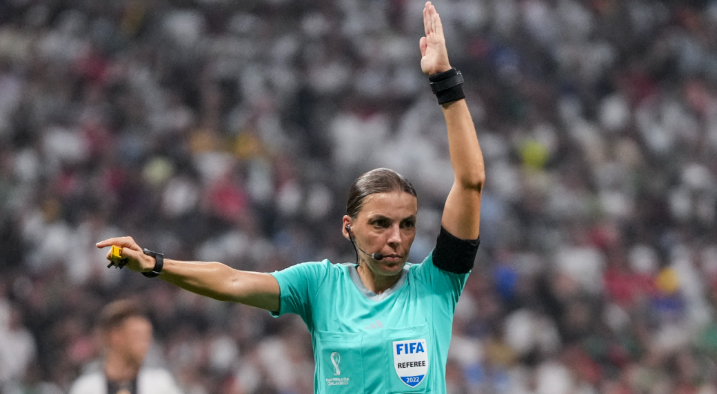 Stephanie Frappart makes history as first female World Cup referee