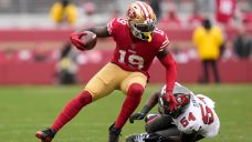 49ers&#8217; Samuel carted off field with left ankle injury, could miss multiple weeks