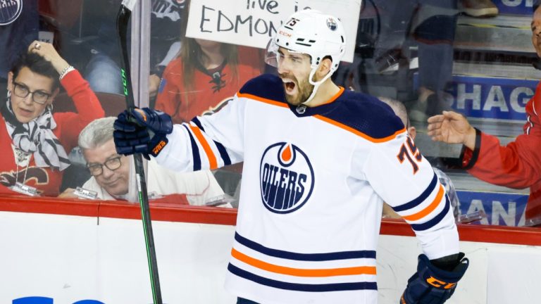 Edmonton Oilers defenceman Evan Bouchard. (Jeff McIntosh/CP)