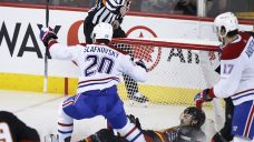 Allen makes 45 saves as Canadiens beat Flames in Monahan&#8217;s return