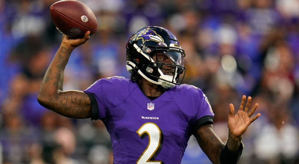 QB Tyler Huntley to start for Ravens vs. Steelers with Lamar