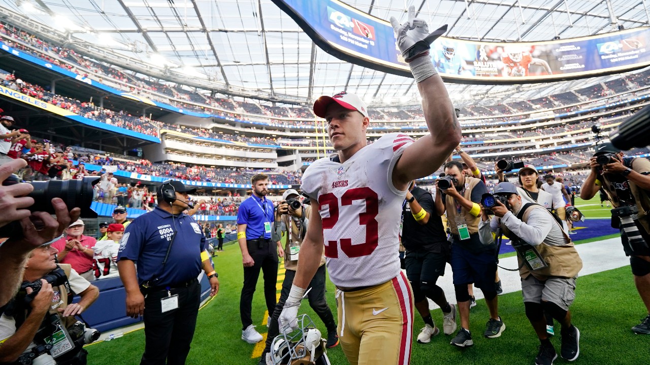 49ers: Christian McCaffrey to miss practice with knee injury