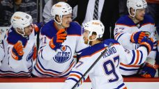 McDavid extends point streak to 16 games as Oilers douse Flames