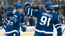 Maple Leafs star Mitch Marner extends point streak to 22 games, scores OT winner