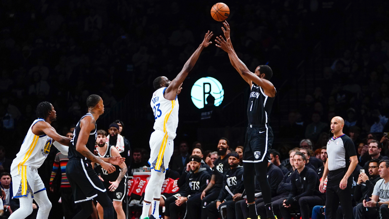 Nets' Kyrie Irving out against Warriors with right calf tightness