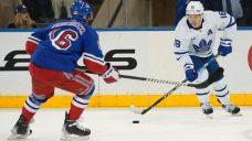 Marner&#8217;s point streak ends at 23 games as Maple Leafs fall to Rangers