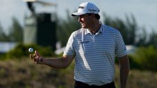 Tiger replacement Sepp Straka shares lead at Hero World Challenge