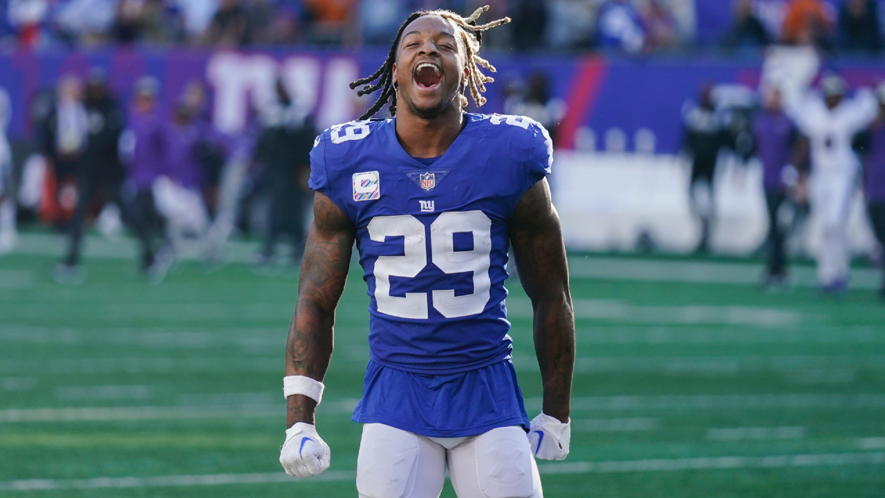 Xavier McKinney helps the Giants find life in a 23-16 win over the Raiders  - New York Amsterdam News