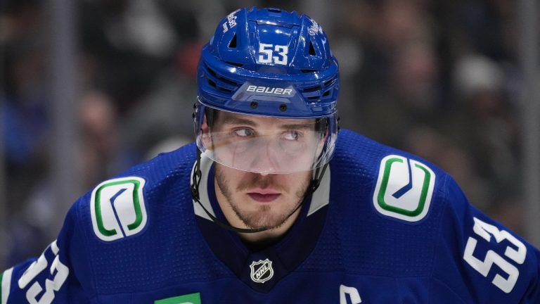 Vancouver Canucks captain Bo Horvat. (Darryl Dyck/CP)