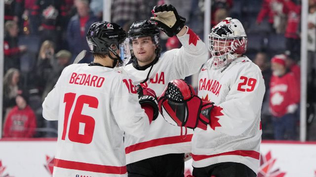 Connor Bedard the story again as Canada pummels Austria