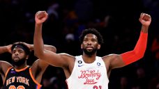 Embiid, Harden help 76ers blow by Knicks to win eighth straight