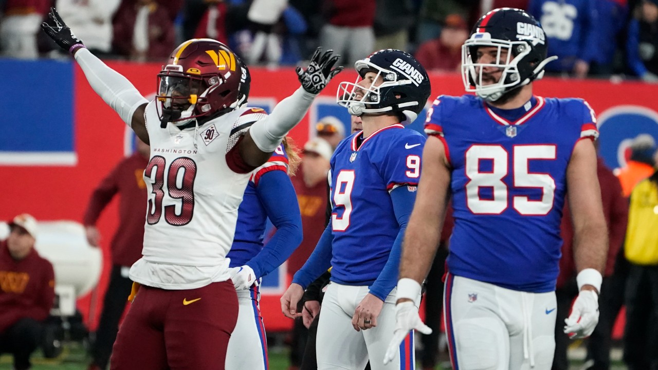 Giants, Commanders tie as Graham Gano misses game-winning field goal in  overtime