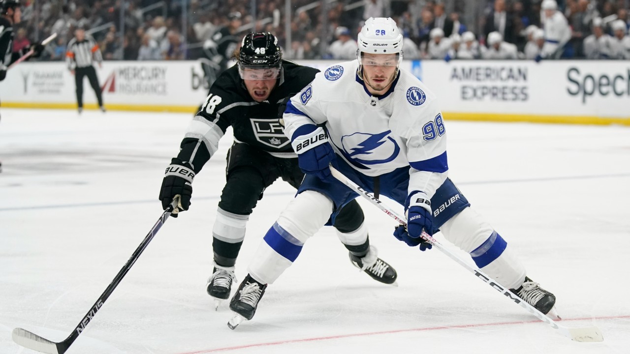 Lightning Defenseman Mikhail Sergachev Throws Shade at Maple Leafs