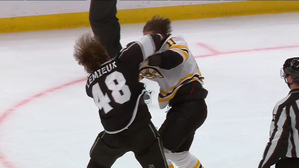 WATCH: Trent Frederic vs. Brendan Lemieux, Round 3