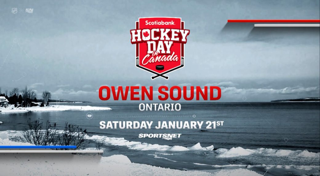 Scotiabank Hockey Day in Canada heads to Owen Sound, Ont.