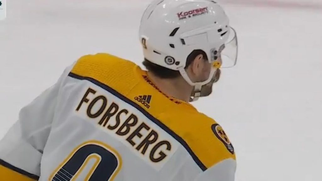 adidas '21-'22 Stadium Series Nashville Predators Filip Forsberg