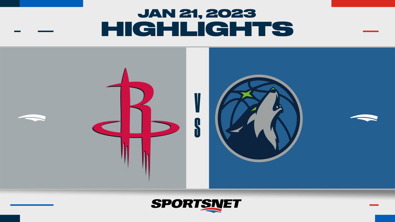 NBA Highlights: Timberwolves 113, Rockets 104