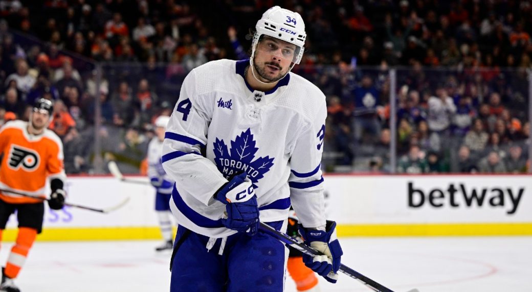 NHL roundup: Matthews scores twice as Maple Leafs top Jets, 4-1
