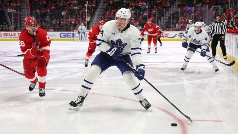 Bobby McMann of the Toronto Maple Leafs. (Getty Images)