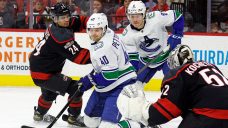 Canucks snap four-game losing skid with shootout win over Hurricanes