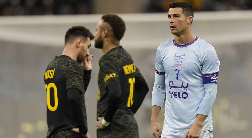 Cristiano Ronaldo nets first goal to help Al Nassr move back top of the  table