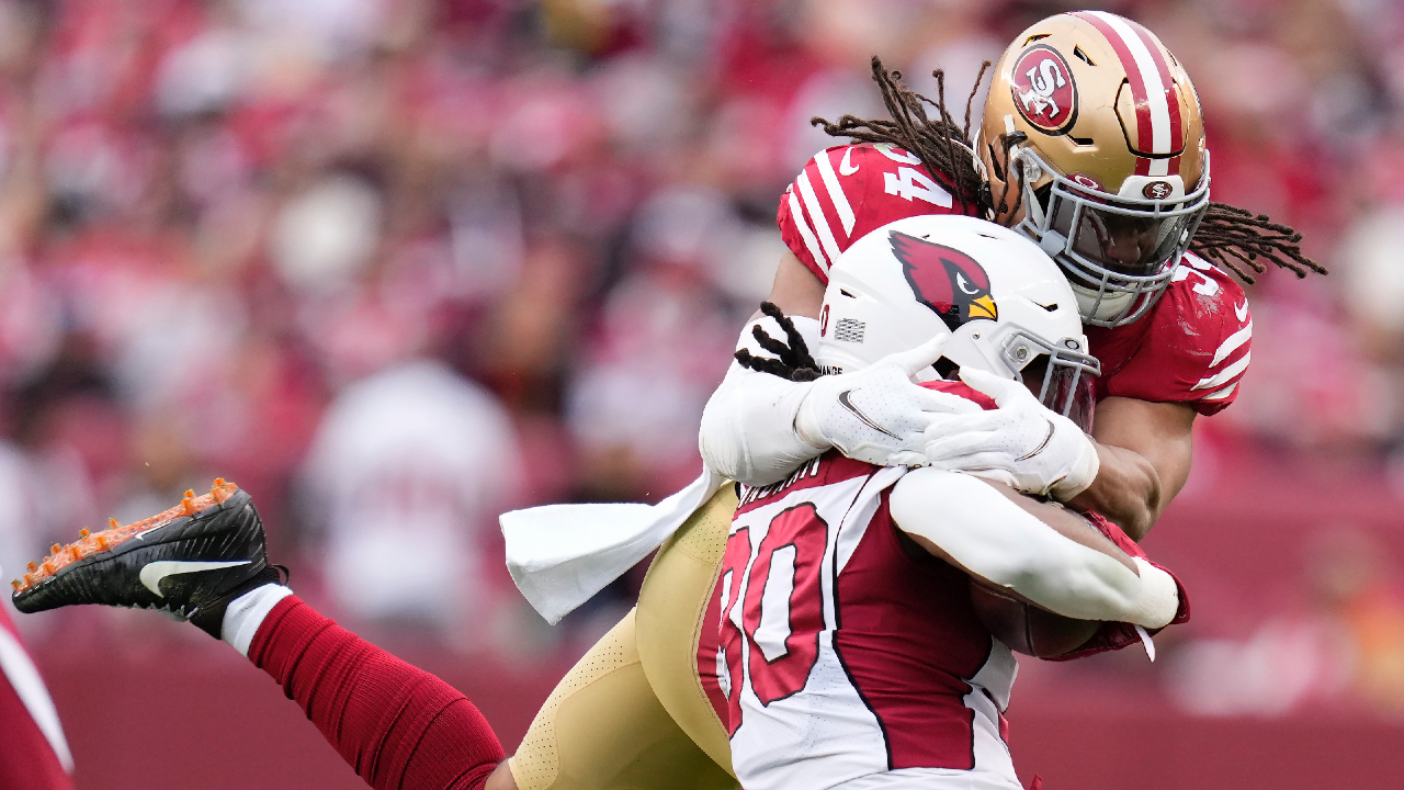 Purdy leads 49ers to 10th straight win, 38-13 over Cardinals