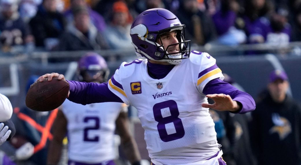 Cousins dominates first half as Vikings beat Bears, Chicago to draft ...