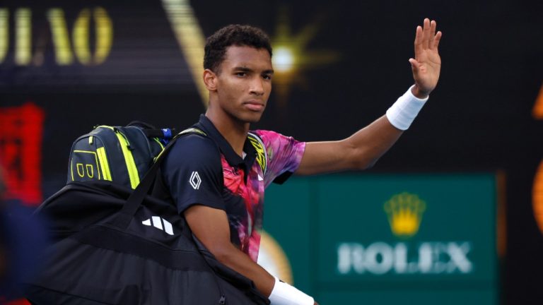 Felix Auger-Aliassime of Canada is seen in this file photo. (Asanka Brendon Ratnayake/AP)