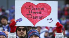 Bills&#8217; Hamlin attends first game since cardiac arrest