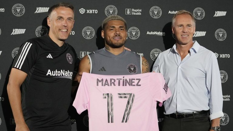 Montreal signed Martinez — one of the most prolific goal scorers in MLS history — to a one-year contract with an option for another year Tuesday. (Lynne Sladky/AP)