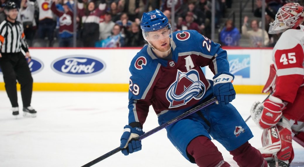 NHL Roundup: MacKinnon and Makar both score twice, Avalanche beat Red Wings