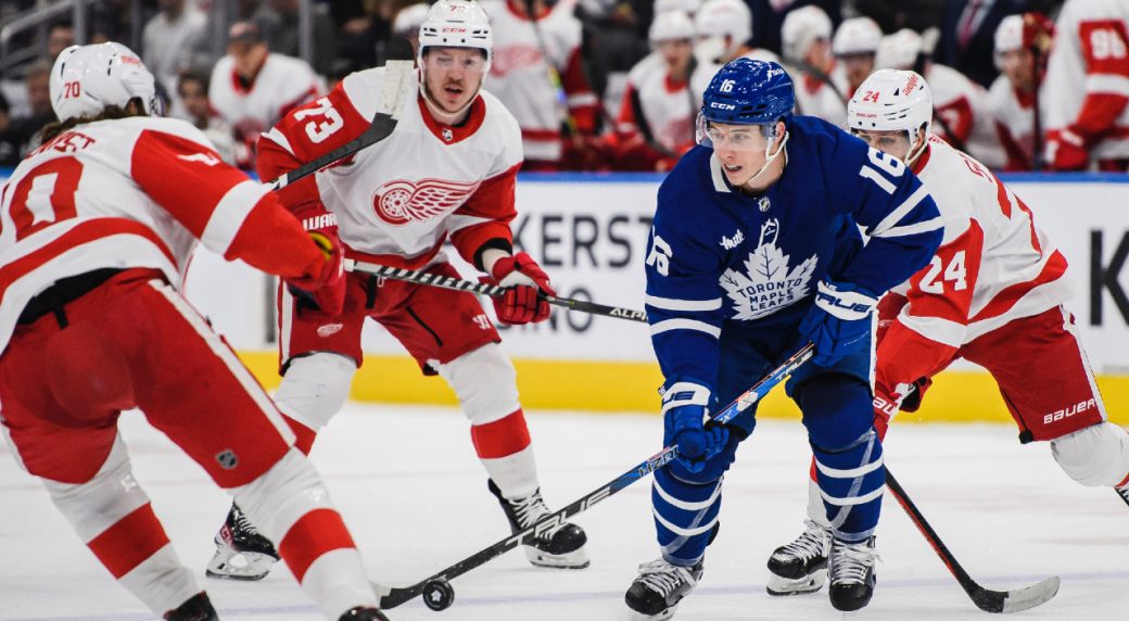 Mitch Marner joins extremely exclusive Maple Leafs club in absolutely  bonkers win vs. Red Wings