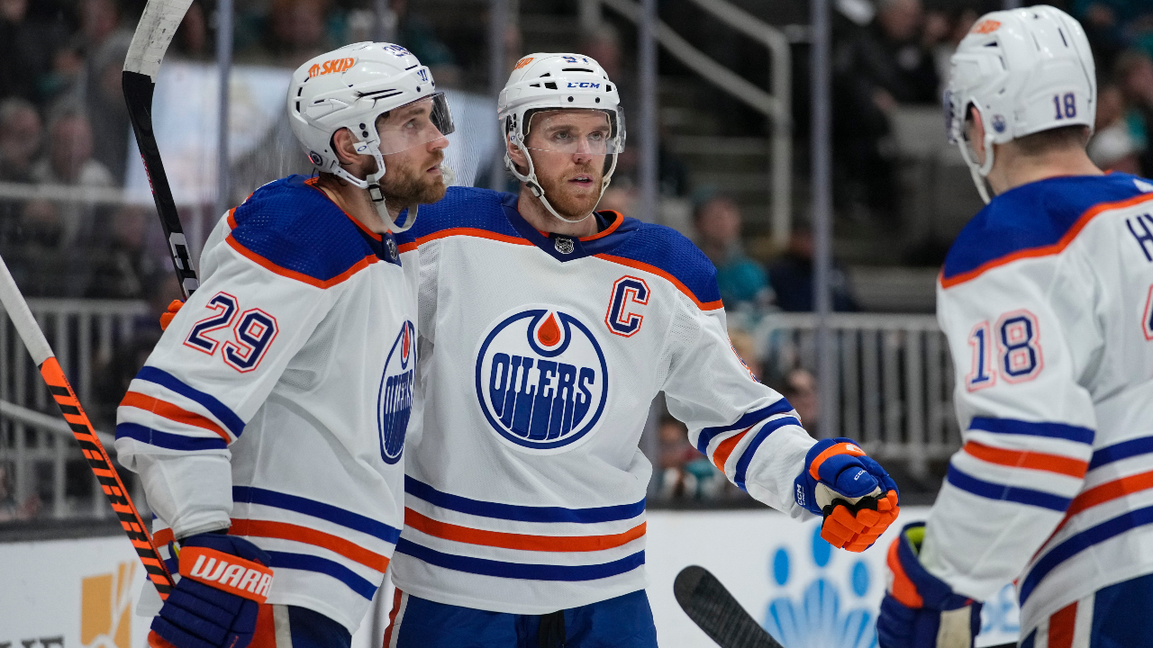 Edmonton Oilers Leon Draisaitl 29 Away 2022 Stanley Cup Playoffs