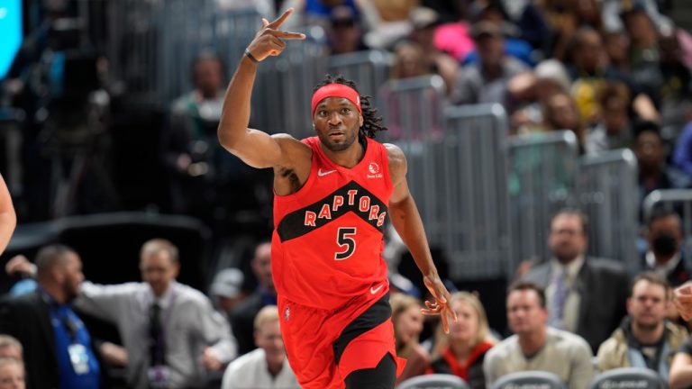 Toronto Raptors forward Precious Achiuwa. (David Zalubowski/AP)