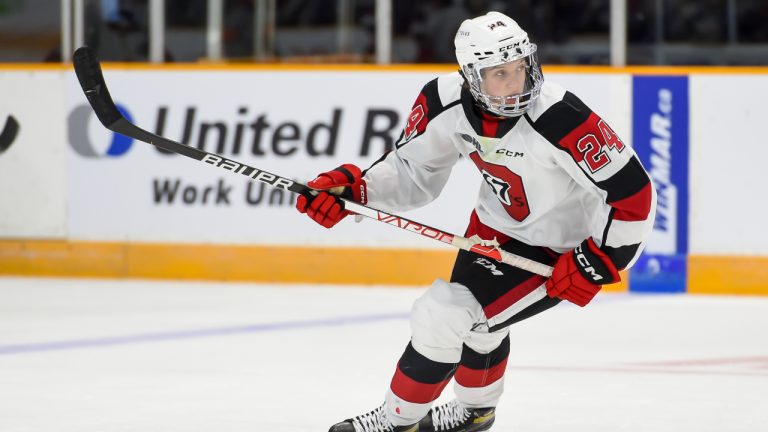 Vinzenz Rohrer of the Ottawa 67's. Photo by Robert Lefebvre /OHL Images.