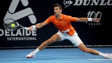 Novak Djokovic advances to Adelaide final despite leg injury