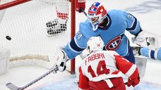 Fabbri scores winner as Red Wings top Canadiens in overtime