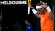 Nadal struggles at times during four-set win at Australian Open